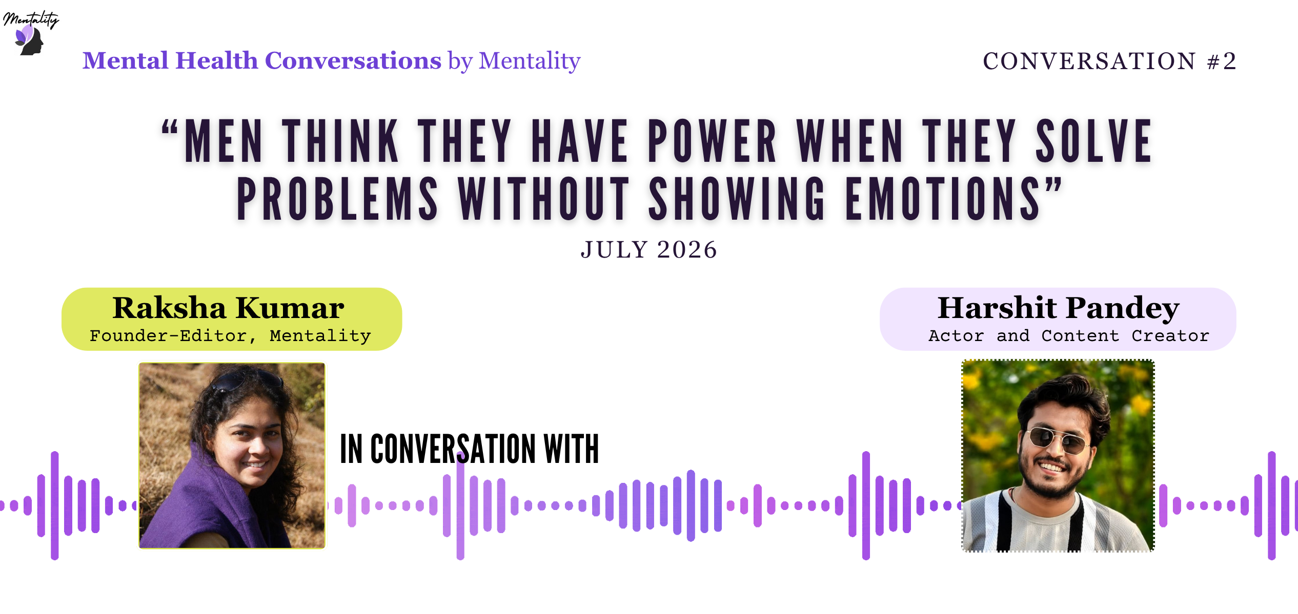 Men think they have power when they solve problems without showing emotions